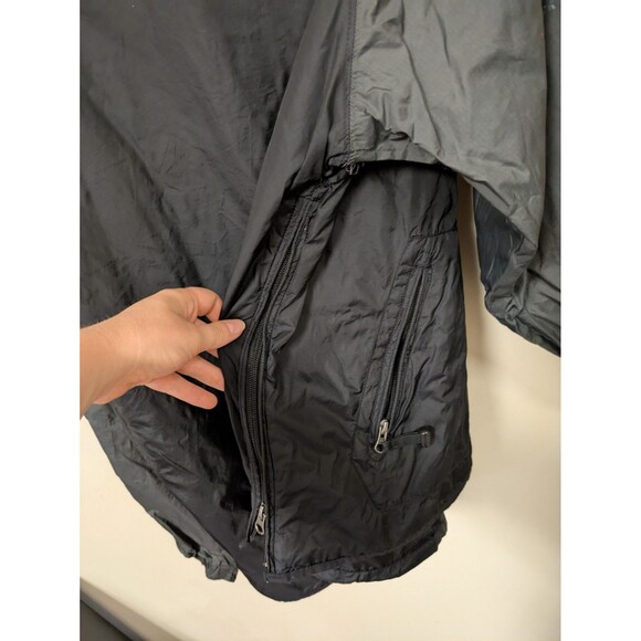 Gap Size Large Black Windbreaker Jacket Mens Nylon Coat Vintage - Picture 6 of 6